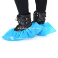 High quality laboratory blue disposable 4gsm CPE plastic shoe covers